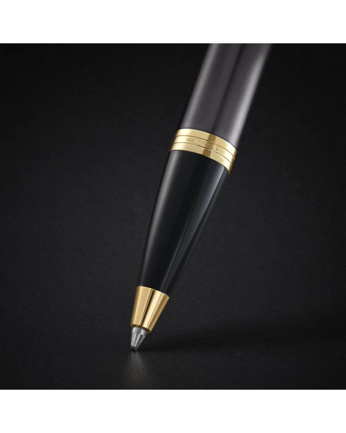 Zestaw Długopis Parker IM Grey GT w Pudełku z Grawerem (2214613/4)