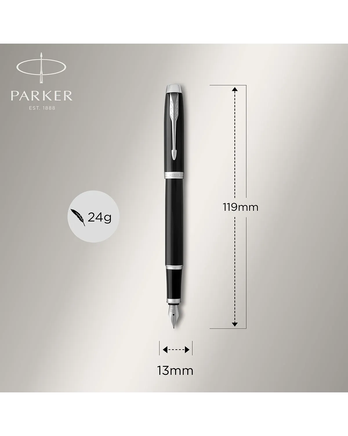 Zestaw Długopis Parker IM Czarny CT + Zegarek Daniel Wellington (1931665/4)