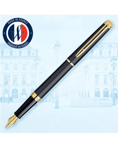 Pióro wieczne Waterman Hemisphere czarne matowe GT (S0920710)