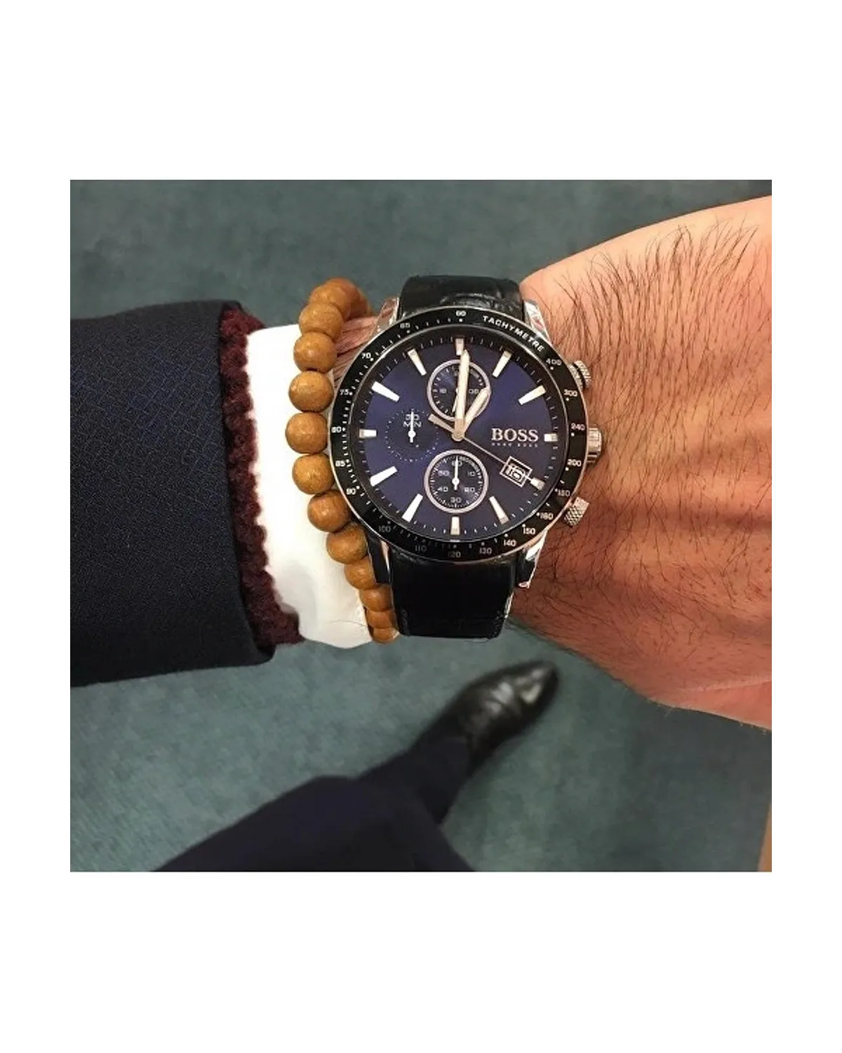 ZEGAREK MĘSKI HUGO BOSS 1513391 - RAFALE (zh013d) + BOX