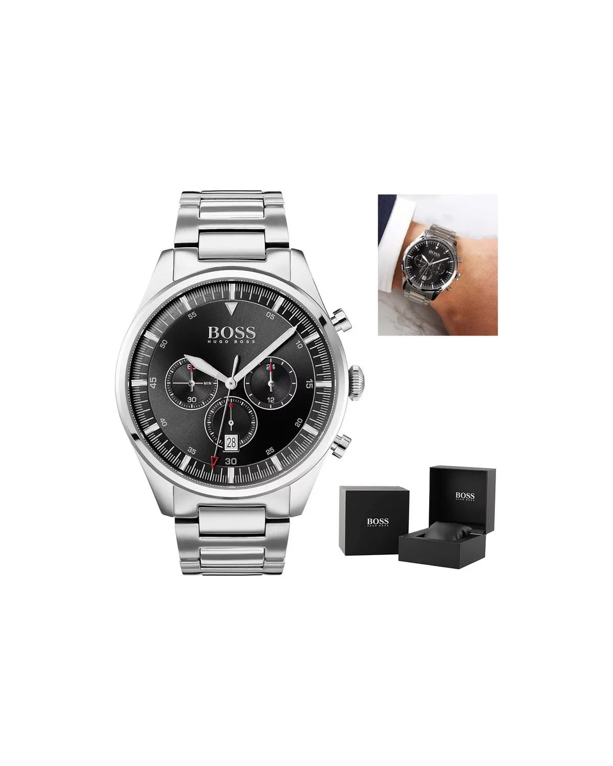 ZEGAREK MĘSKI HUGO BOSS 1513712 - PIONEER (zh016b)