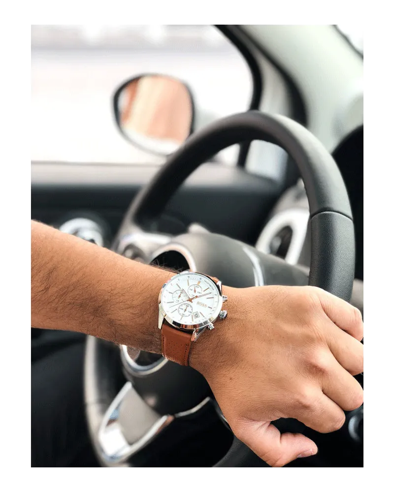 ZEGAREK MĘSKI HUGO BOSS 1513475 Grand Prix Chronograph (zh003d)