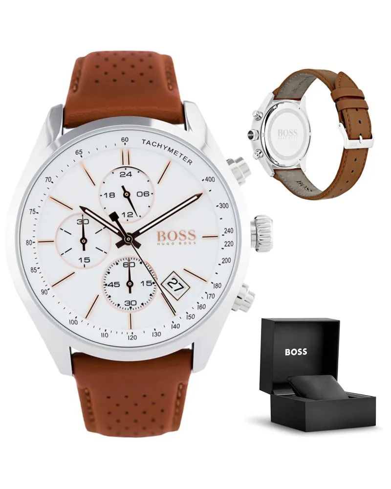 ZEGAREK MĘSKI HUGO BOSS 1513475 Grand Prix Chronograph (zh003d)