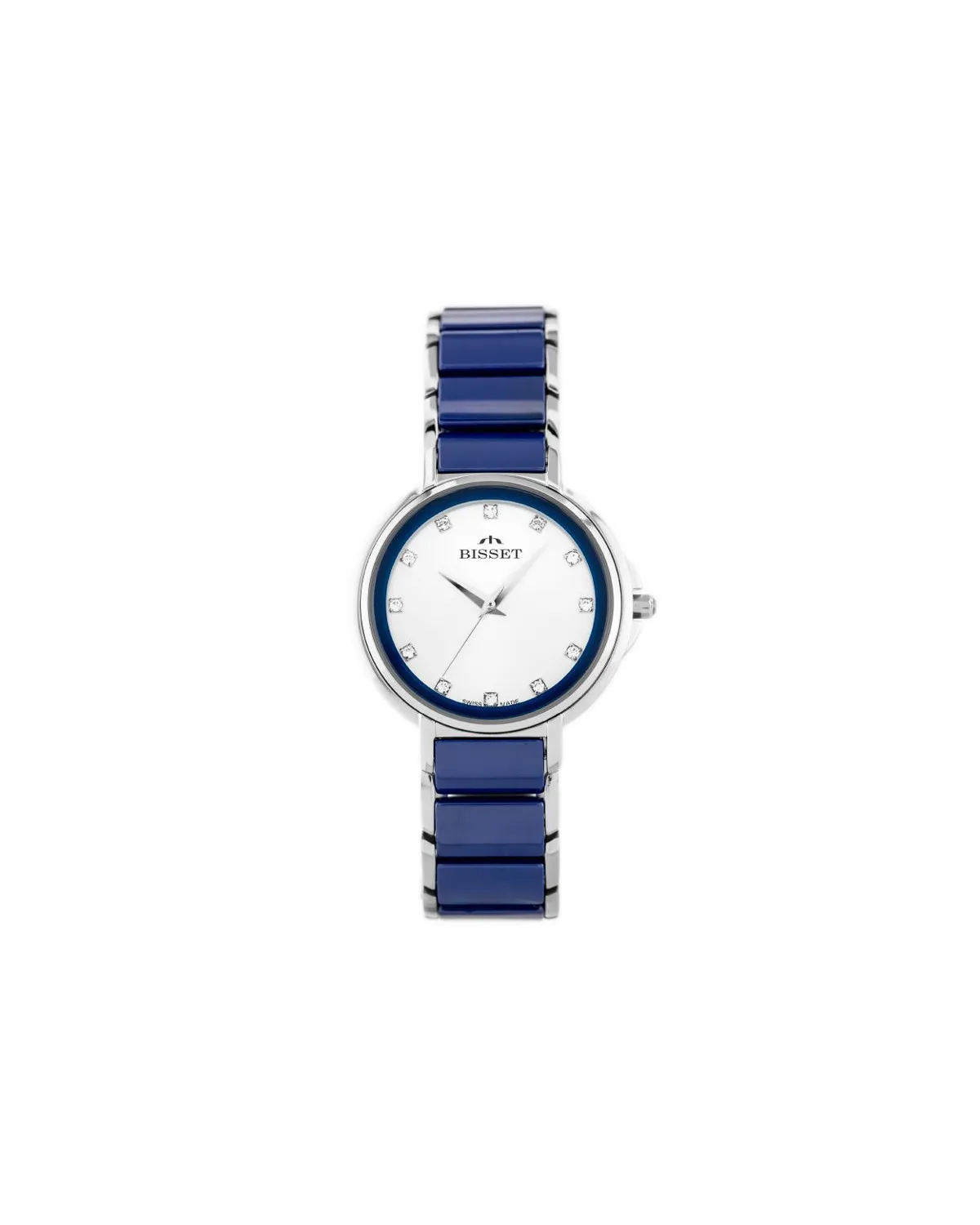 ZEGAREK DAMSKI BISSET BSBX01 (zb552e) - CERAMICZNY