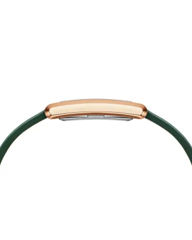 ZEGAREK DAMSKI DANIEL WELLINGTON Bound Crocodile Emerald Rose Gold 22mm DW00100694 + BOX