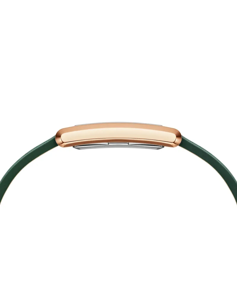 ZEGAREK DAMSKI DANIEL WELLINGTON Bound Crocodile Emerald Rose Gold 22mm DW00100694 + BOX