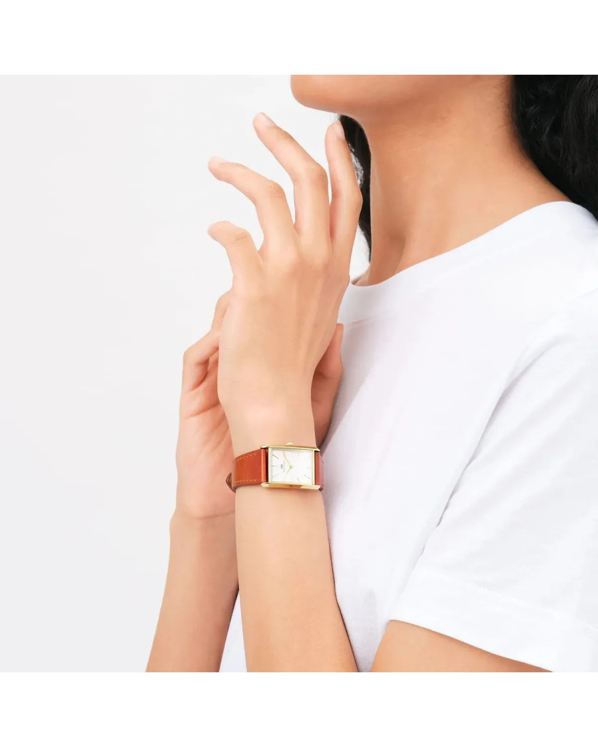 ZEGAREK DAMSKI DANIEL WELLINGTON Bound Durham Gold DW00100696 + BOX