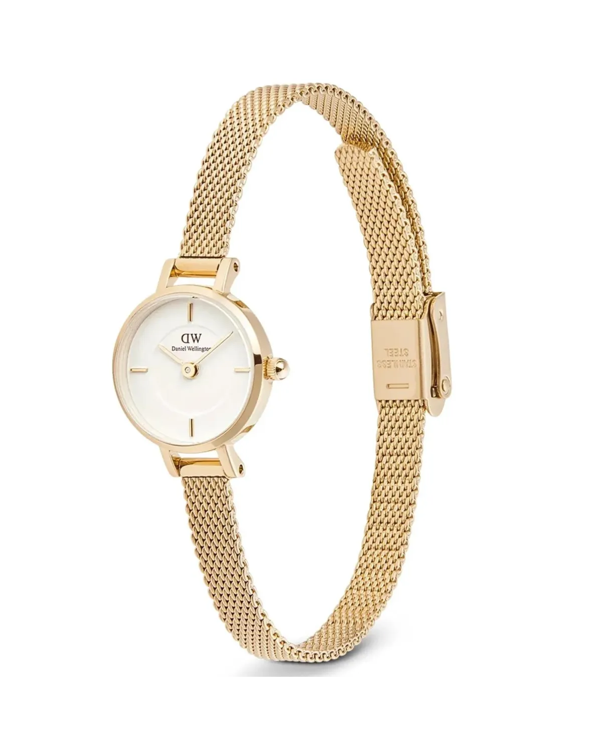 ZEGAREK DAMSKI DANIEL WELLINGTON Petite Mini Gold Stainless Steel 19mm DW00100745 + BOX (zw523b)
