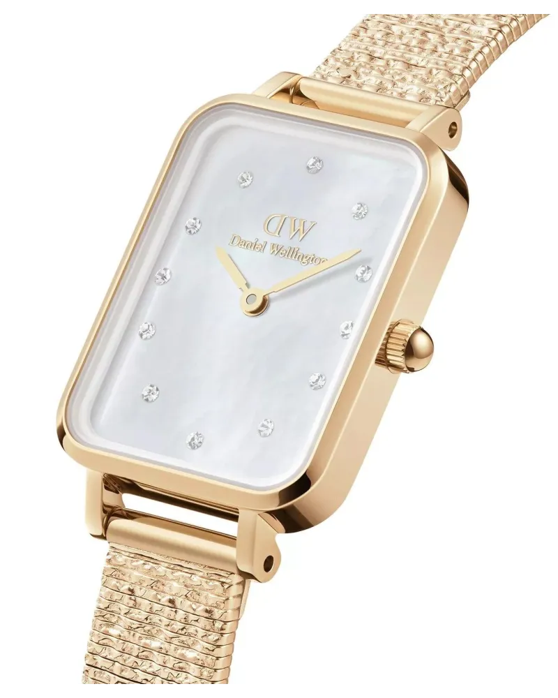 ZEGAREK DAMSKI DANIEL WELLINGTON Quadro Lumine Pressed Piano 20mm DW00100582 + BOX (zw519a)