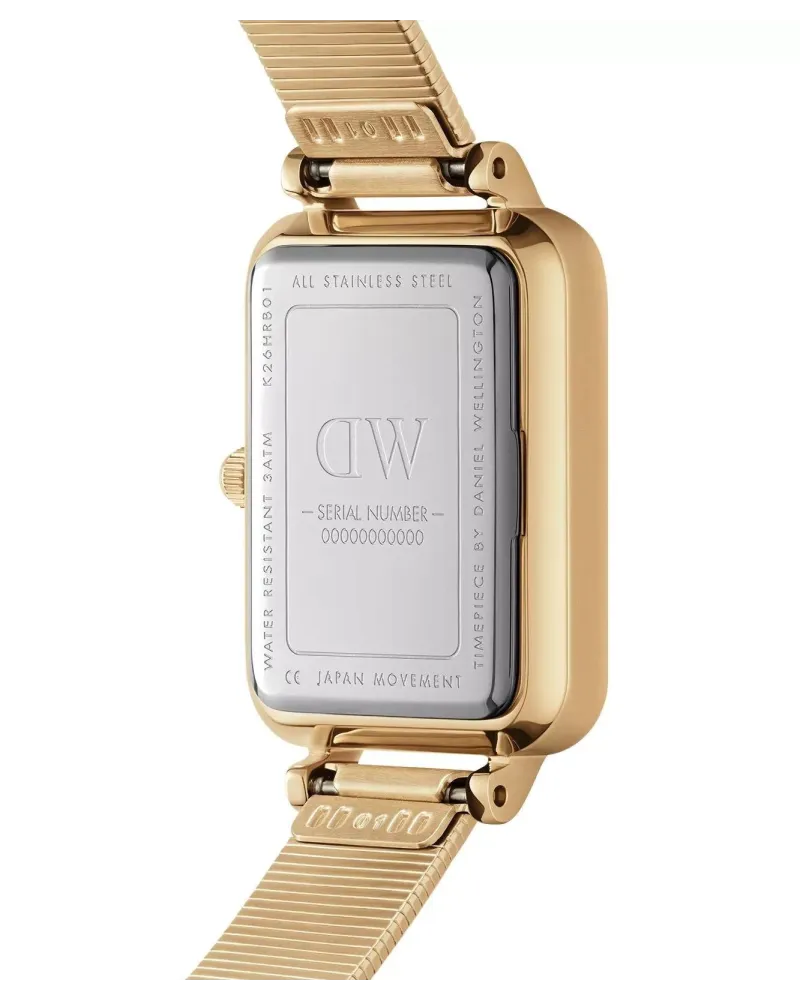 ZEGAREK DAMSKI DANIEL WELLINGTON Quadro Lumine Pressed Piano 20mm DW00100582 + BOX (zw519a)