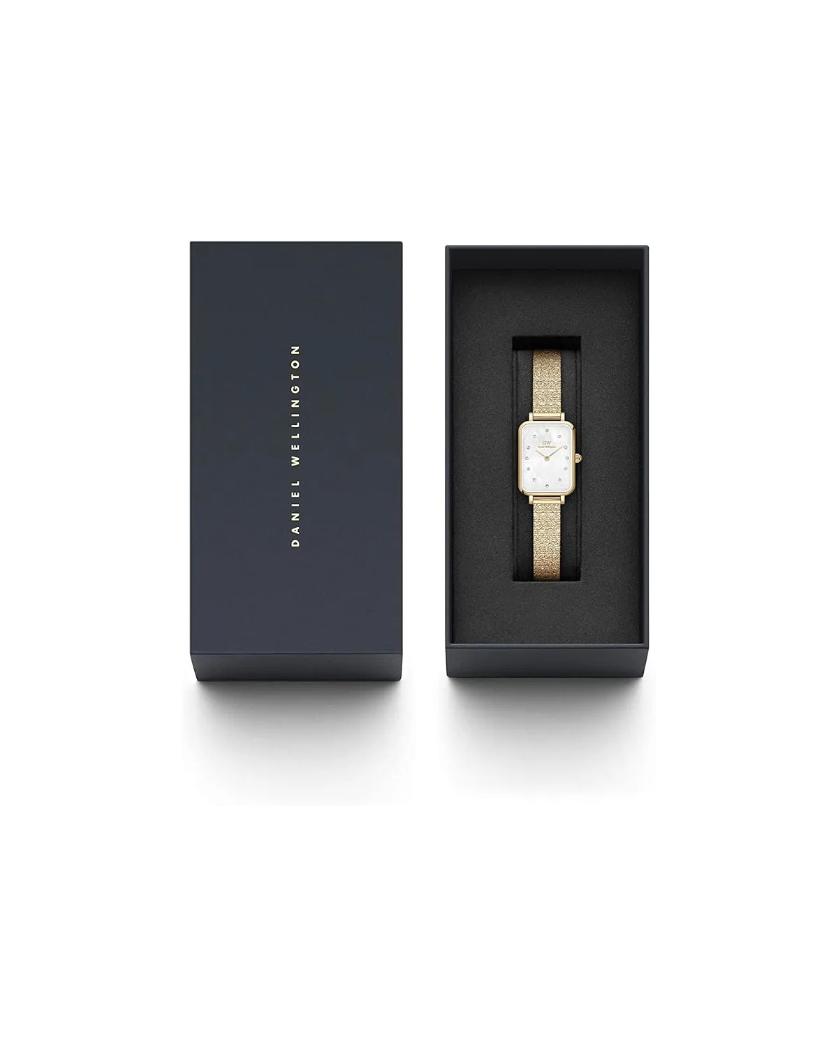 ZEGAREK DAMSKI DANIEL WELLINGTON Quadro Lumine Pressed Piano 20mm DW00100582 + BOX (zw519a)