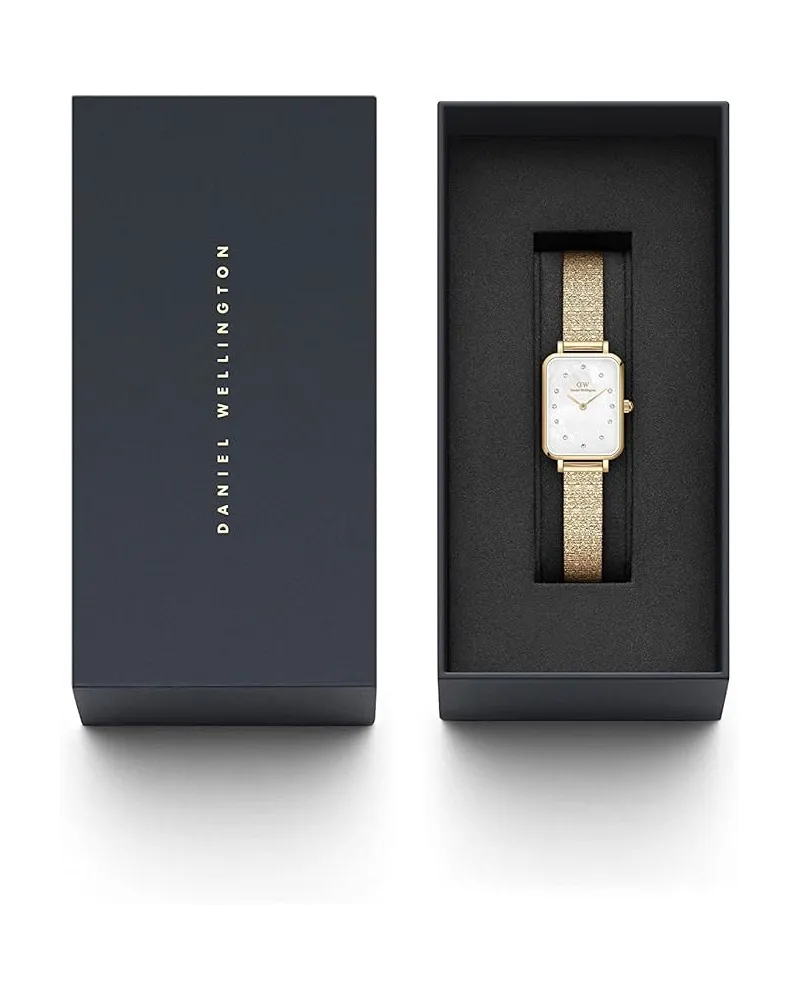 ZEGAREK DAMSKI DANIEL WELLINGTON Quadro Lumine Pressed Piano 20mm DW00100582 + BOX (zw519a)