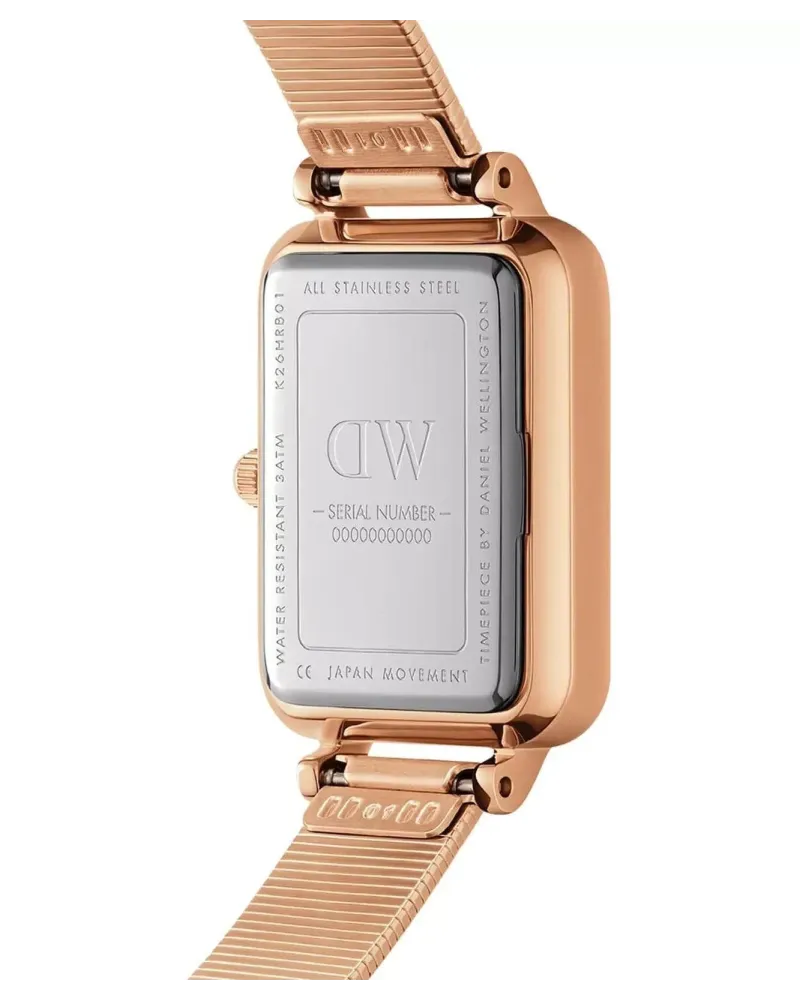 ZEGAREK DAMSKI DANIEL WELLINGTON Quadro Lumine Pressed Piano 20mm DW00100578 + BOX (zw519b)