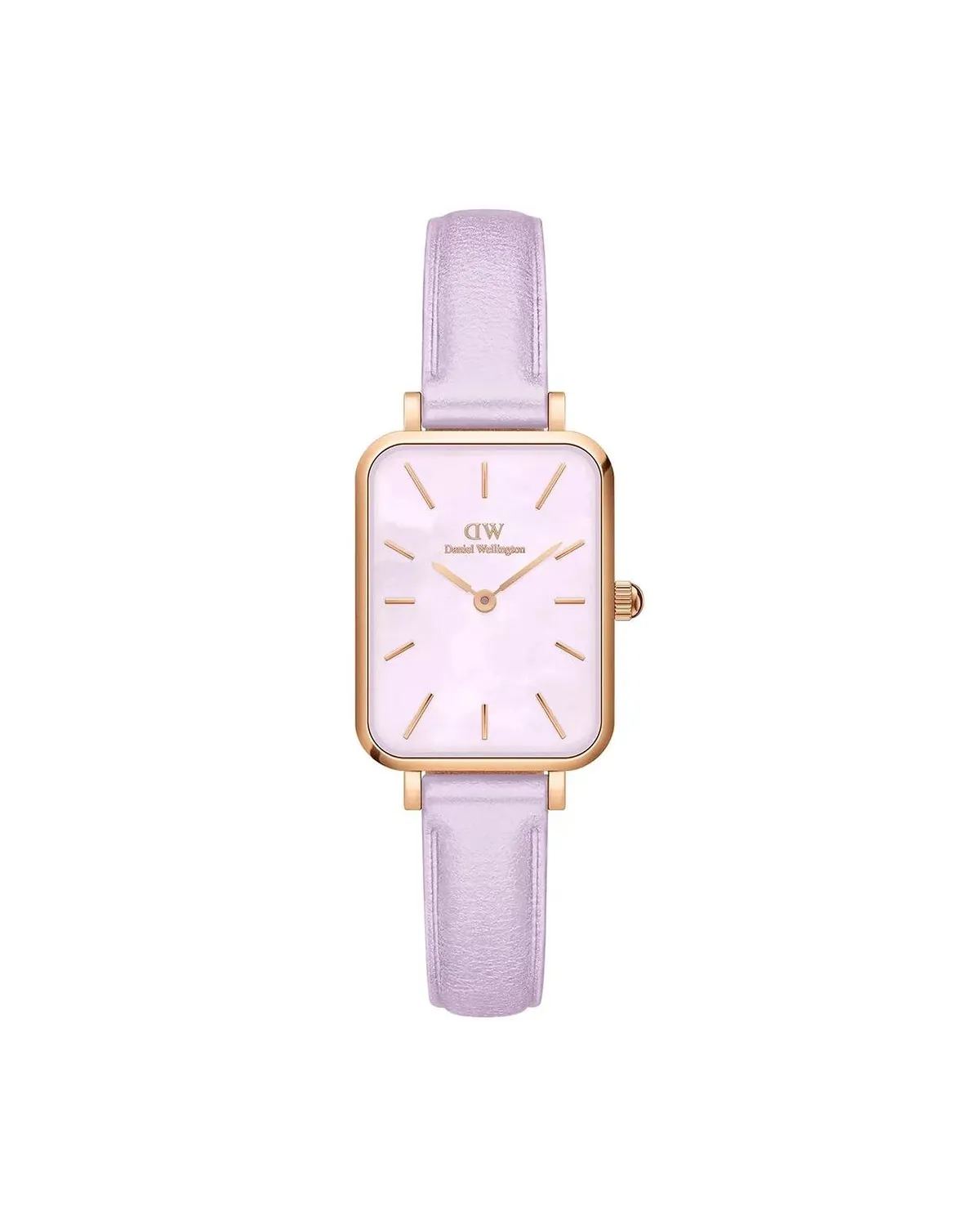 ZEGAREK DAMSKI DANIEL WELLINGTON Quadro Lavender Mop 20mm DW00100637 + BOX (zw521b)