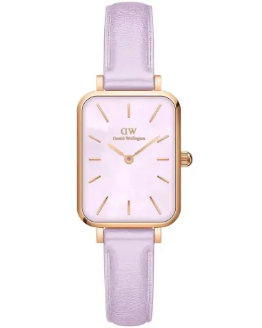 ZEGAREK DAMSKI DANIEL WELLINGTON Quadro Lavender Mop 20mm DW00100637 + BOX (zw521b)