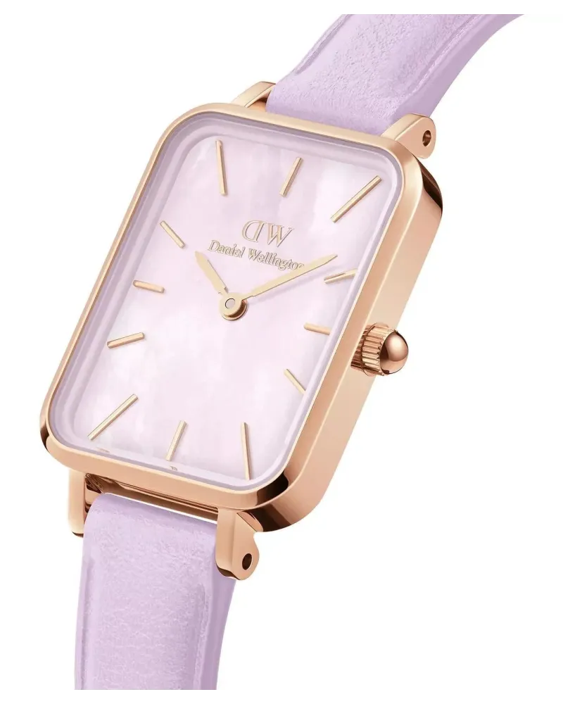 ZEGAREK DAMSKI DANIEL WELLINGTON Quadro Lavender Mop 20mm DW00100637 + BOX (zw521b)