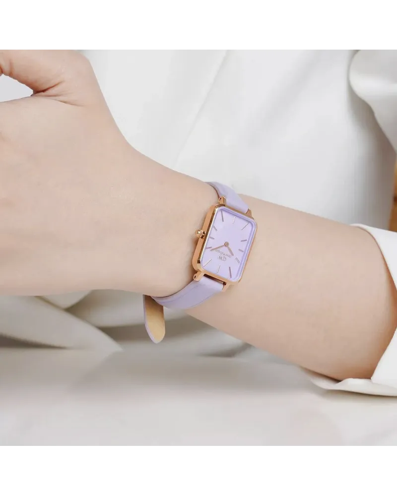 ZEGAREK DAMSKI DANIEL WELLINGTON Quadro Lavender Mop 20mm DW00100637 + BOX (zw521b)