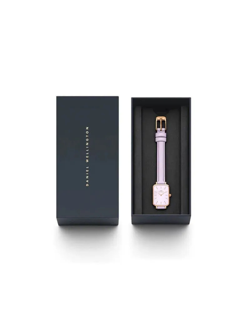 ZEGAREK DAMSKI DANIEL WELLINGTON Quadro Lavender Mop 20mm DW00100637 + BOX (zw521b)