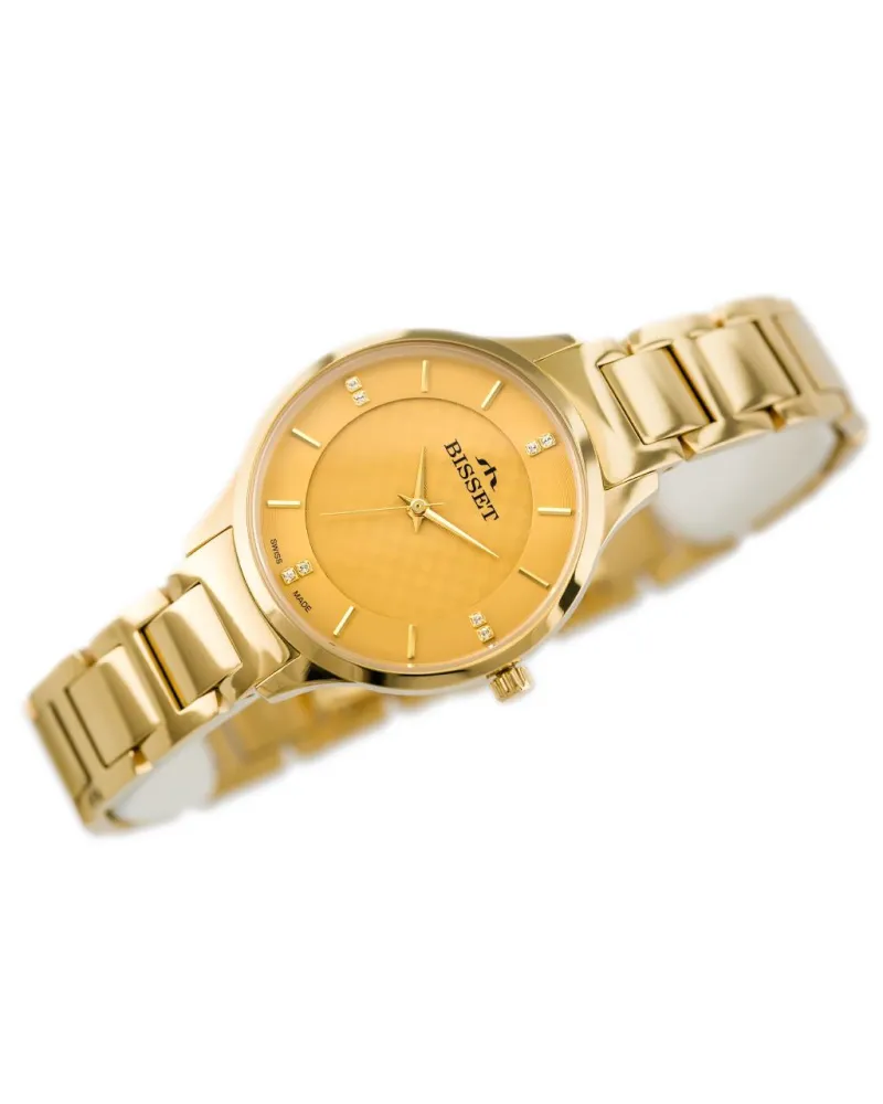 ZEGAREK DAMSKI BISSET BSBE45 - gold (zb551d)