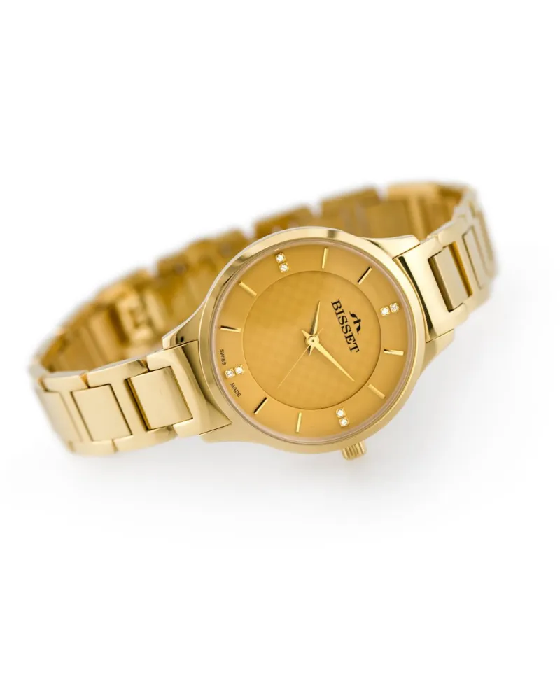 ZEGAREK DAMSKI BISSET BSBE45 - gold (zb551d)