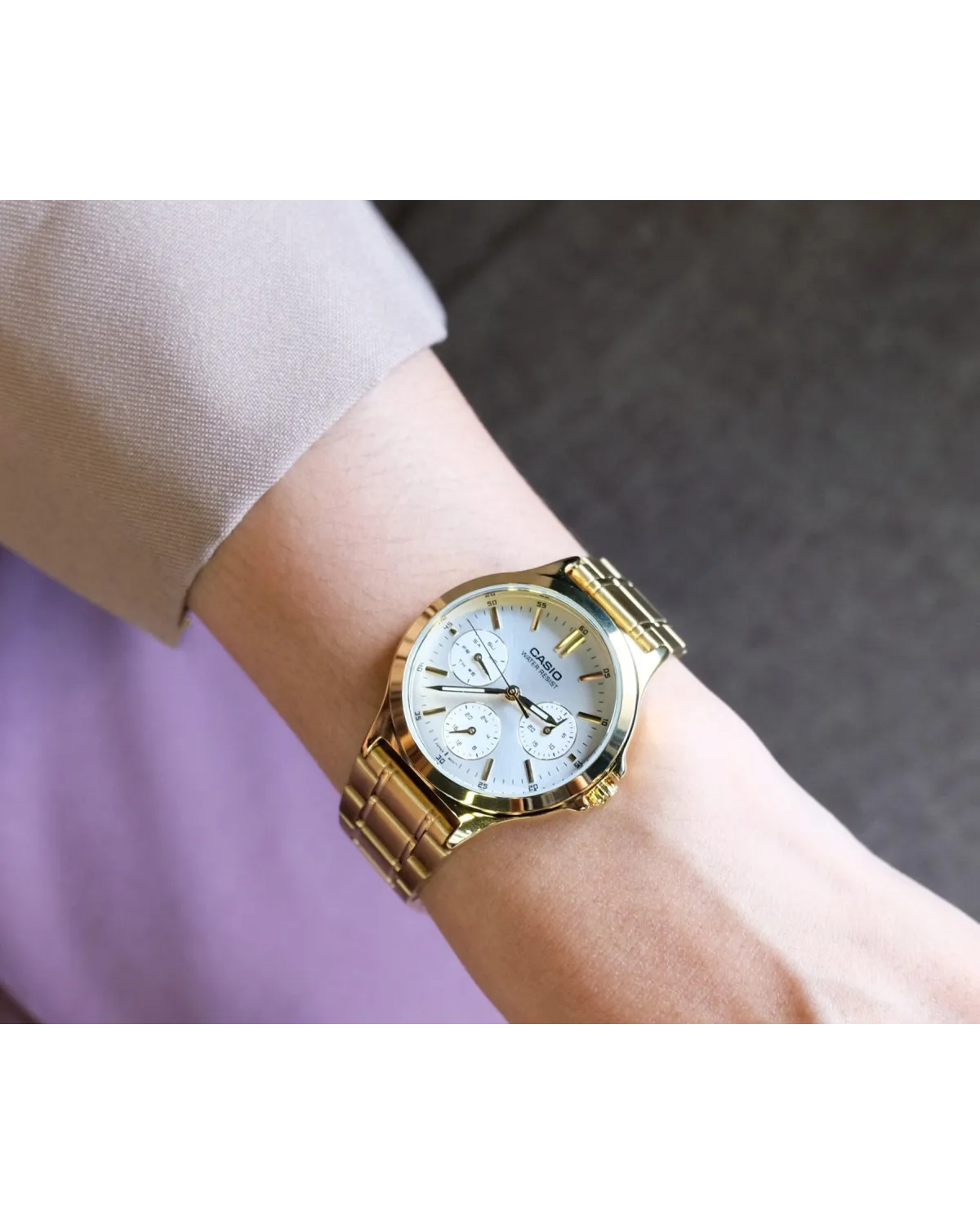 ZEGAREK DAMSKI CASIO LTP-V300G-7A (zd566b) + BOX