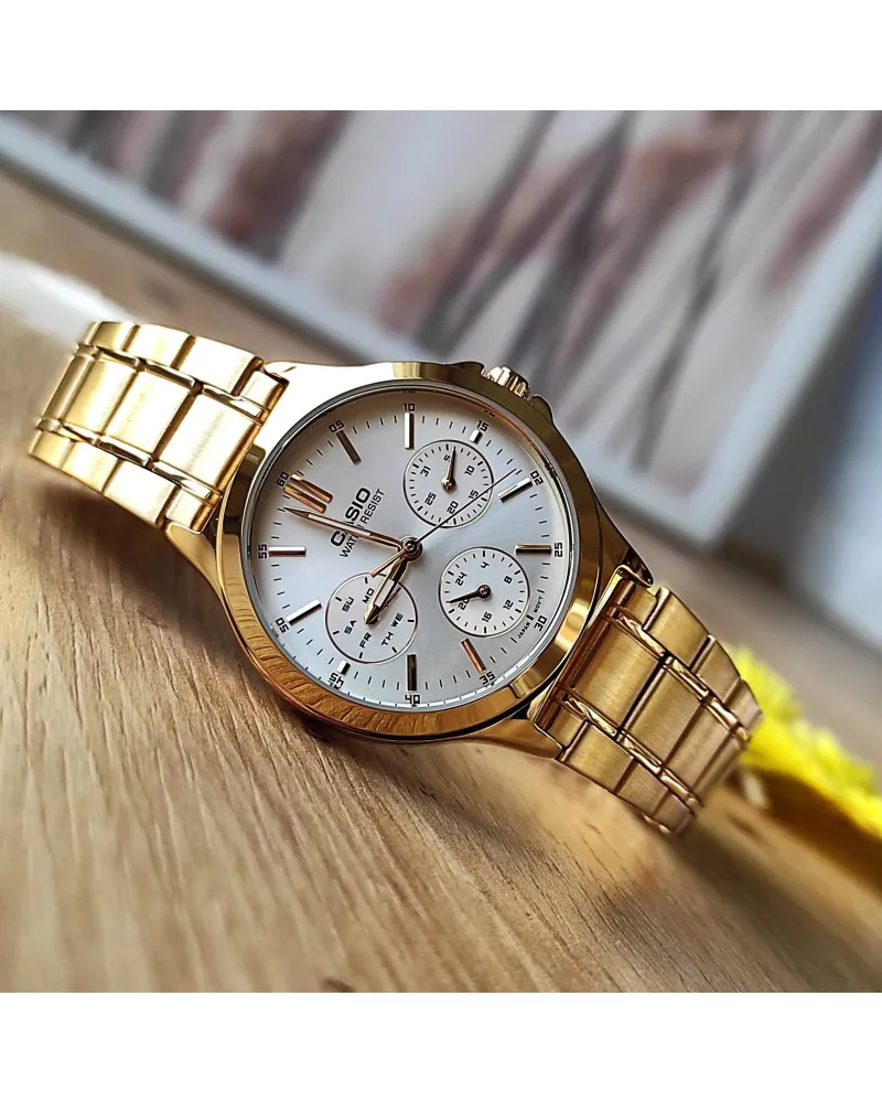 ZEGAREK DAMSKI CASIO LTP-V300G-7A (zd566b) + BOX
