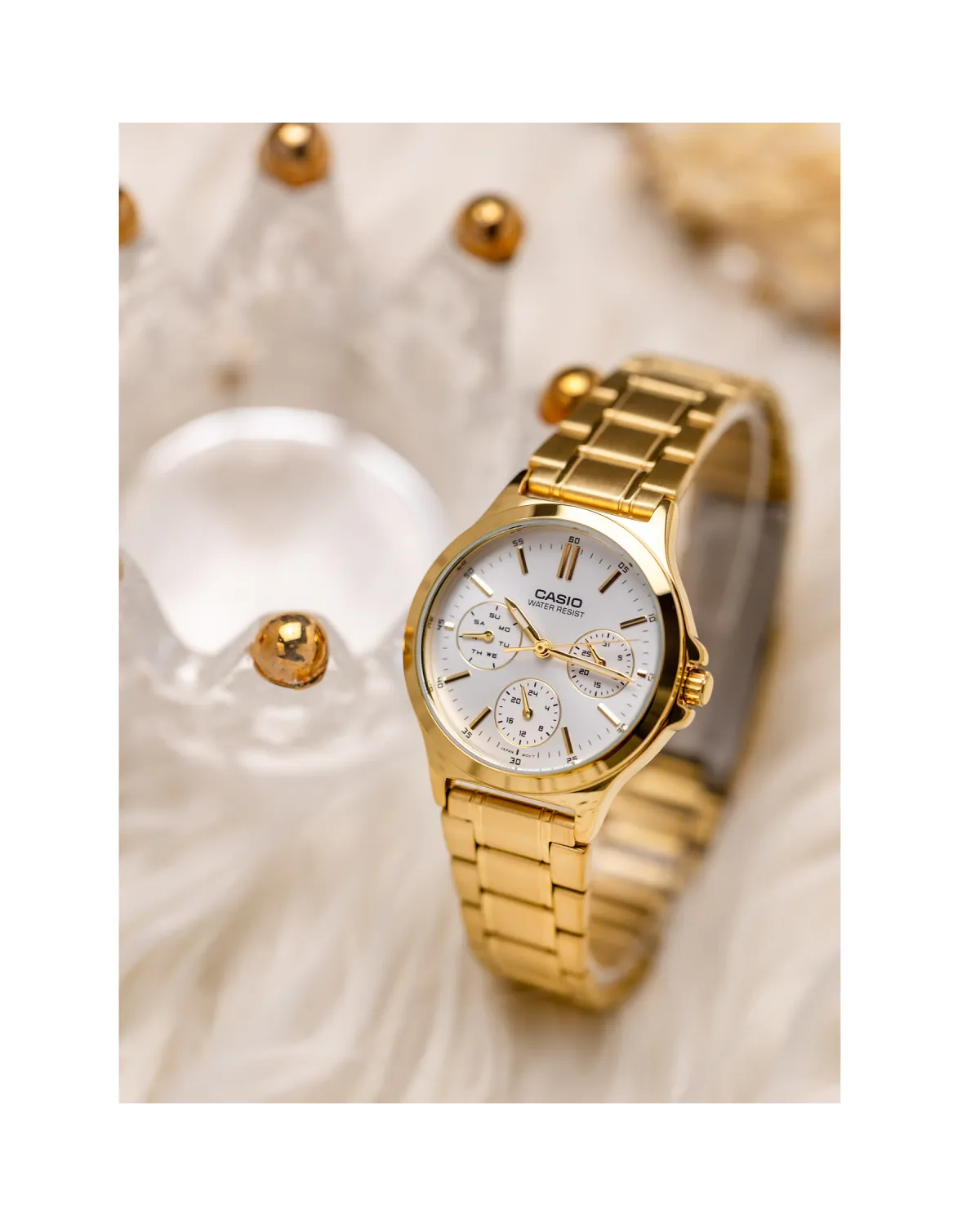 ZEGAREK DAMSKI CASIO LTP-V300G-7A (zd566b) + BOX