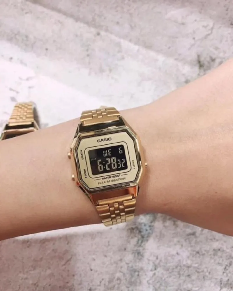 ZEGAREK DAMSKI CASIO VINTAGE LA680WGA-9B + BOX ZEGAREK DAMSKI CASIO VINTAGE LA680WGA-9B + BOX