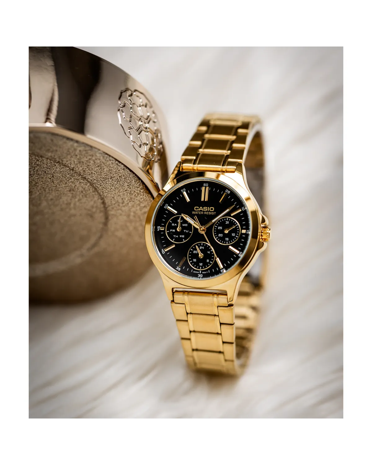 ZEGAREK DAMSKI CASIO LTP-V300G-1AUDF (zd566e) + BOX ZEGAREK DAMSKI CASIO LTP-V300G-1AUDF (zd566e) + BOX