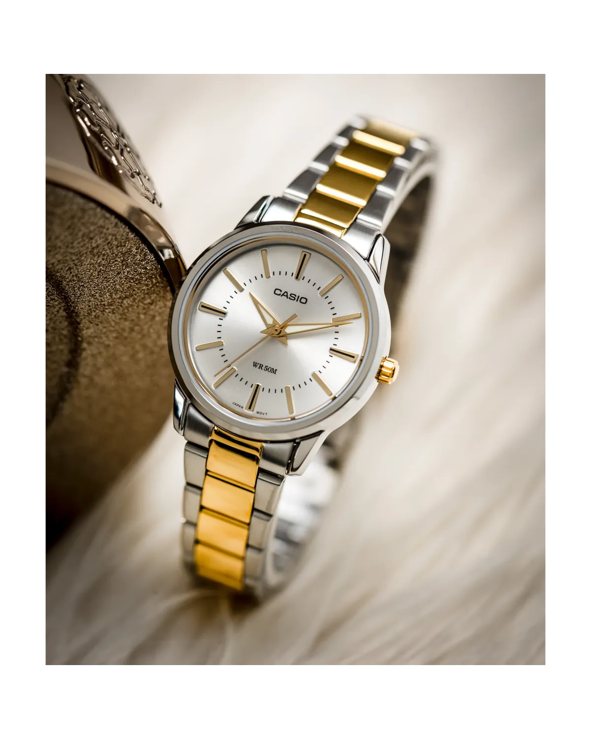 ZEGAREK DAMSKI CASIO LTP-1303SG-7A (zd591e) + BOX ZEGAREK DAMSKI CASIO LTP-1303SG-7A (zd591e) + BOX