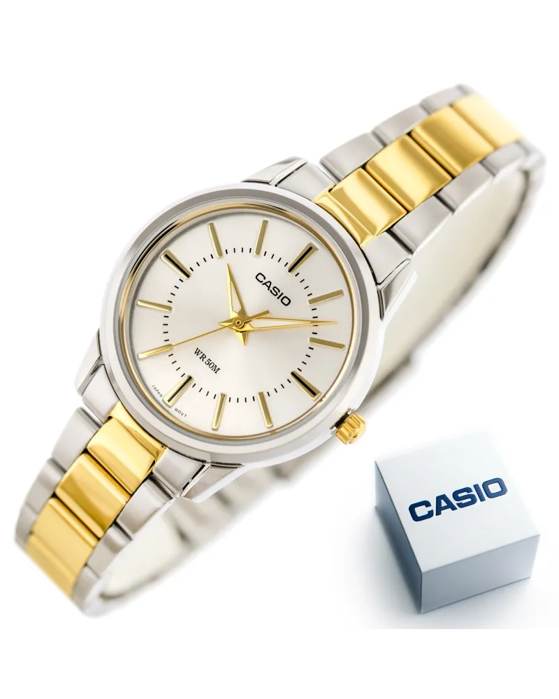 ZEGAREK DAMSKI CASIO LTP-1303SG-7A (zd591e) + BOX ZEGAREK DAMSKI CASIO LTP-1303SG-7A (zd591e) + BOX