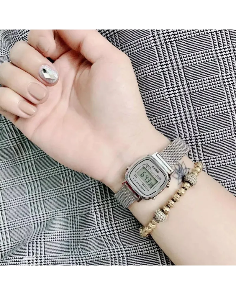 Zegarek Damski Casio Retro Vintage LA670WEM-7DF + BOX
