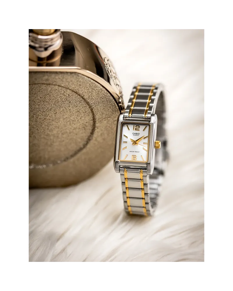 ZEGAREK DAMSKI CASIO LTP-1235SG-7ADF + BOX ZEGAREK DAMSKI CASIO LTP-1235SG-7ADF + BOX