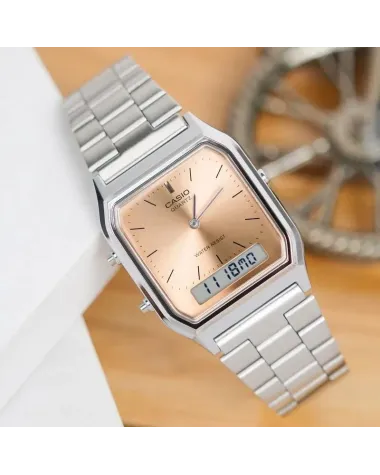 ZEGAREK UNISEX CASIO Vintage  AQ-230A-4AMQYDF + BOX