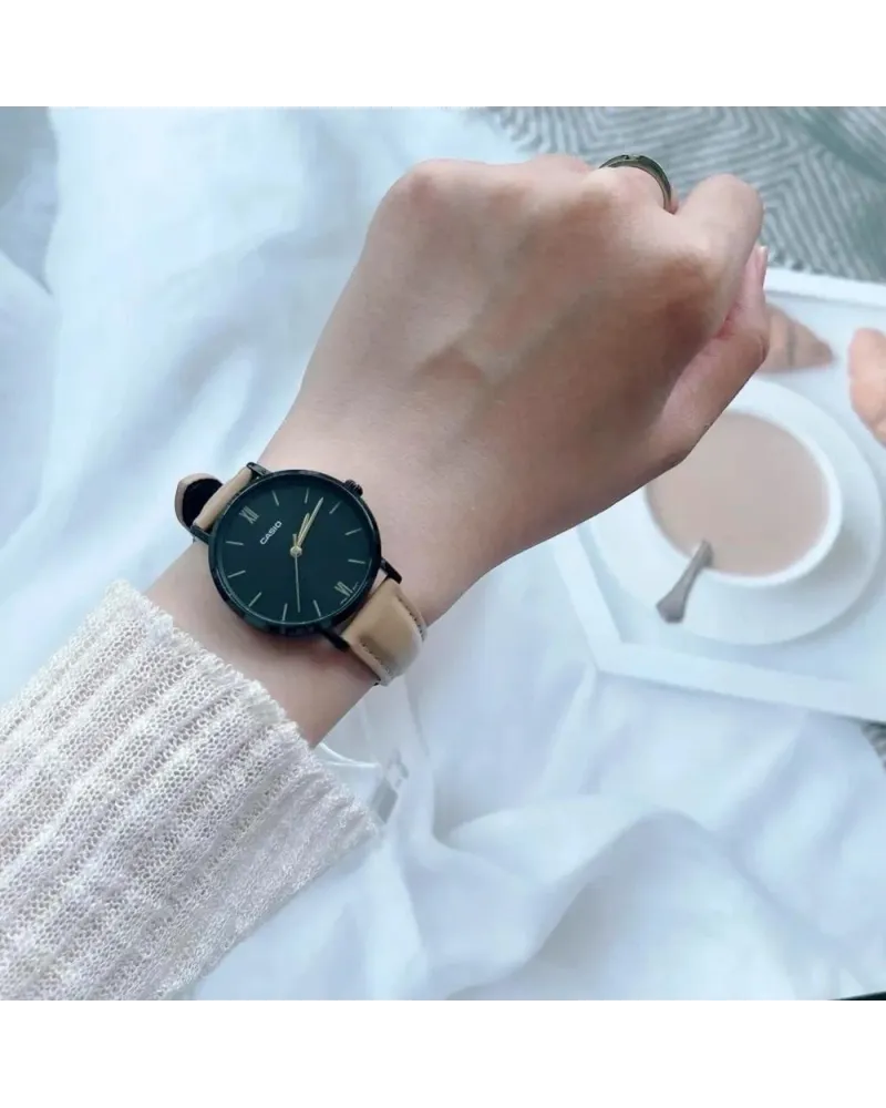 ZEGAREK DAMSKI CASIO LTP-VT02BL-1A KLASYKA + BOX ZEGAREK DAMSKI CASIO LTP-VT02BL-1A KLASYKA + BOX