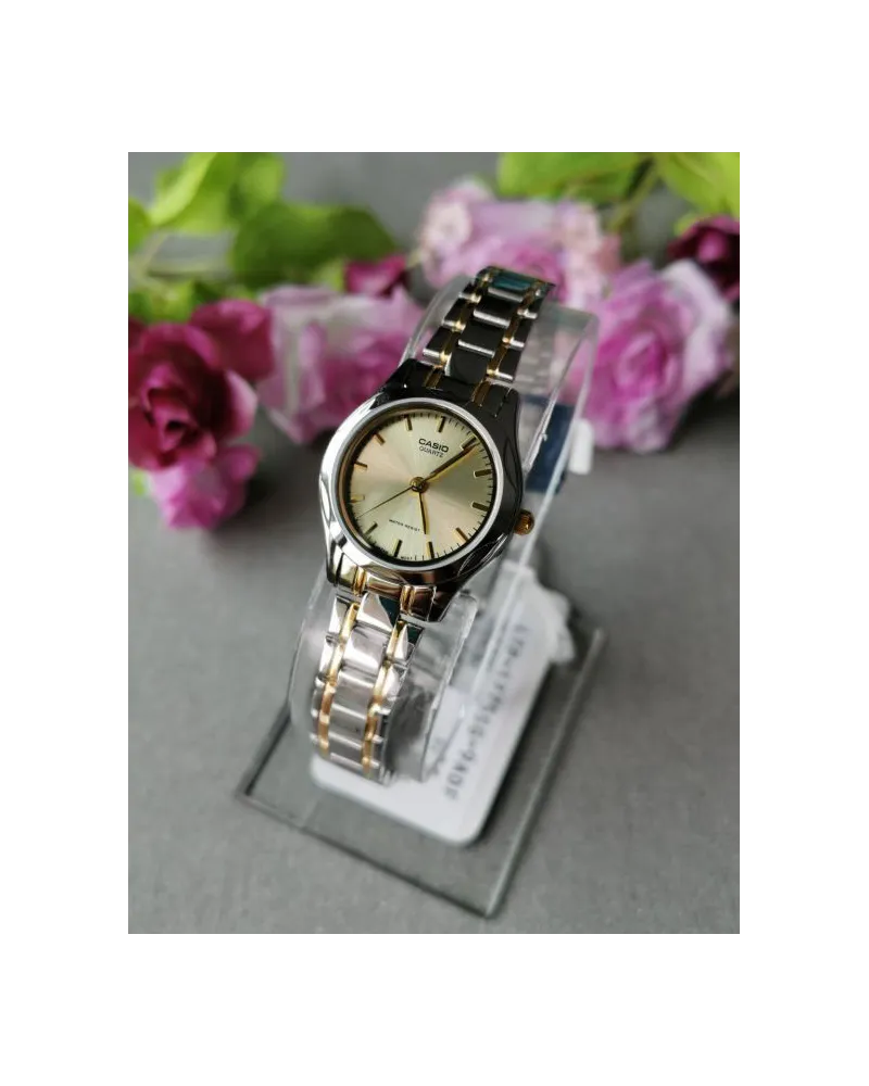 ZEGAREK DAMSKI CASIO LTP-1275SG-9A (zd580b) + BOX ZEGAREK DAMSKI CASIO LTP-1275SG-9A (zd580b) + BOX