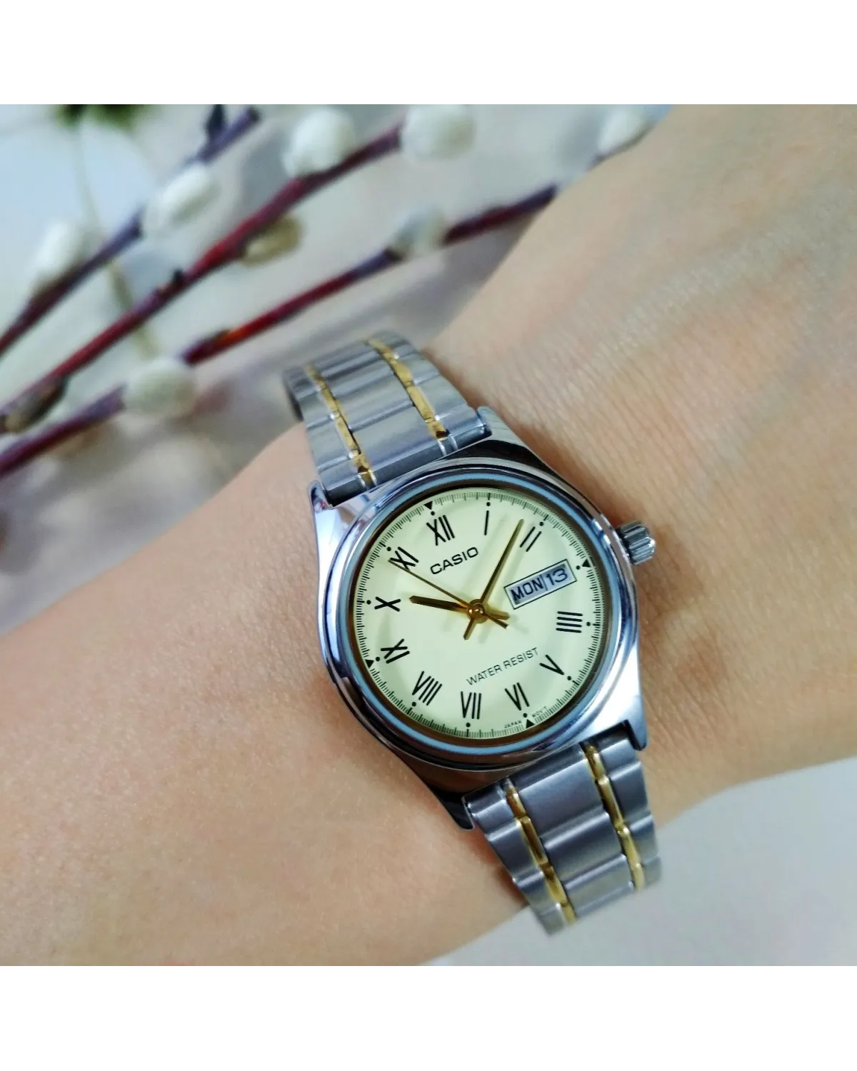 ZEGAREK DAMSKI CASIO LTP-V006SG-9B + BOX ZEGAREK DAMSKI CASIO LTP-V006SG-9B + BOX
