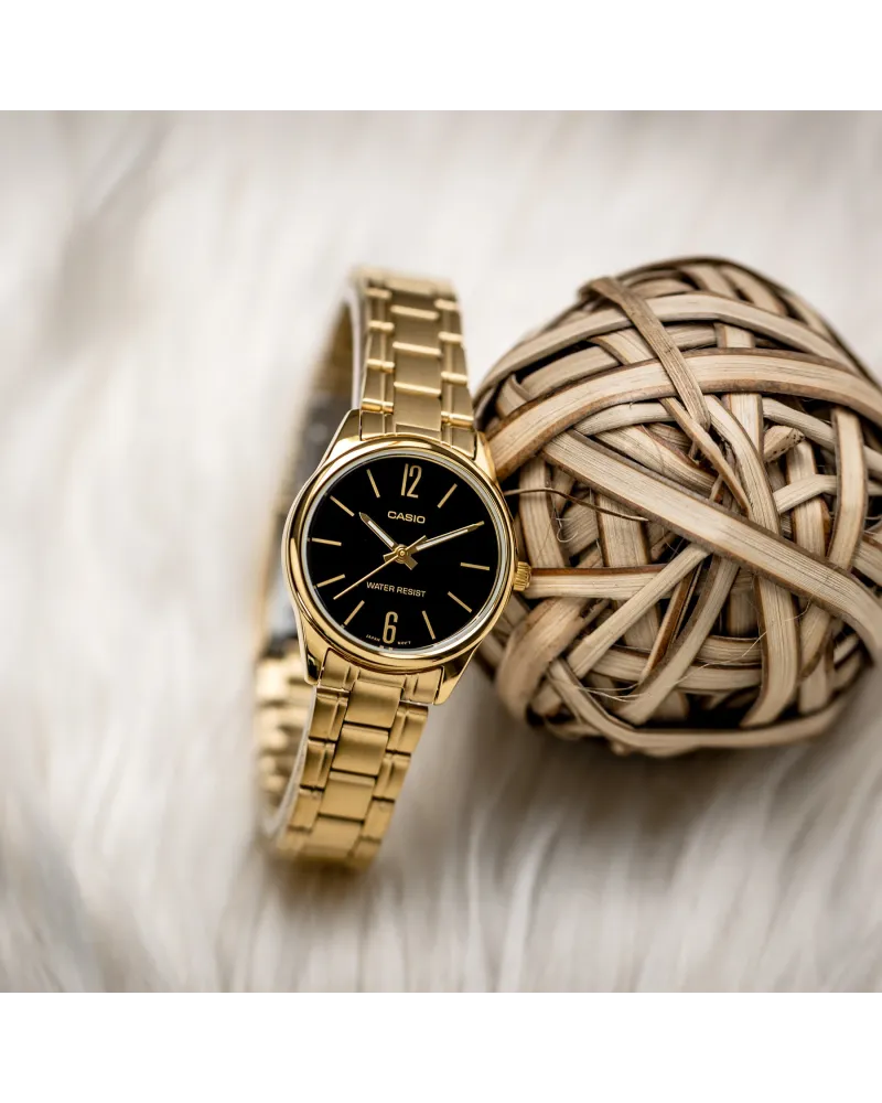 Zegarek Casio Damski LTP-V005G-1B + BOX Zegarek Casio Damski LTP-V005G-1B + BOX