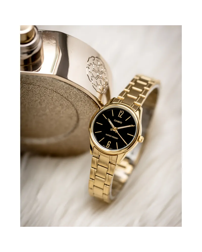 Zegarek Casio Damski LTP-V005G-1B + BOX Zegarek Casio Damski LTP-V005G-1B + BOX