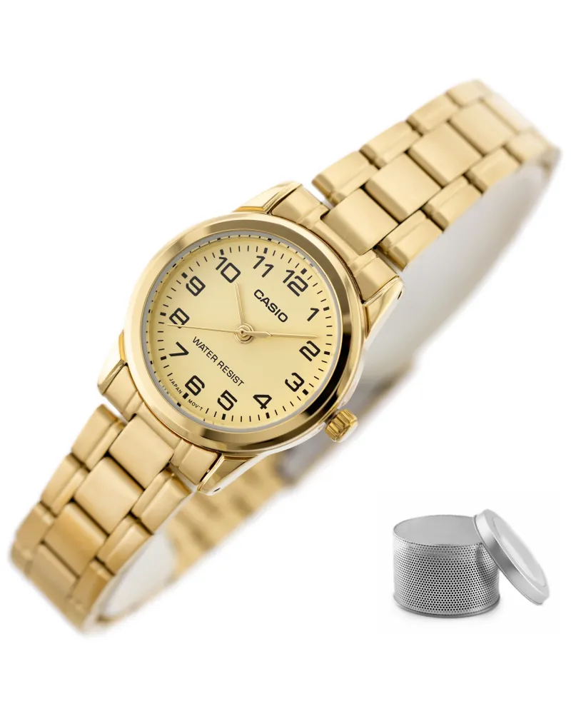 ZEGAREK DAMSKI CASIO LTP-V001G-9B (zd589c) + BOX ZEGAREK DAMSKI CASIO LTP-V001G-9B (zd589c) + BOX