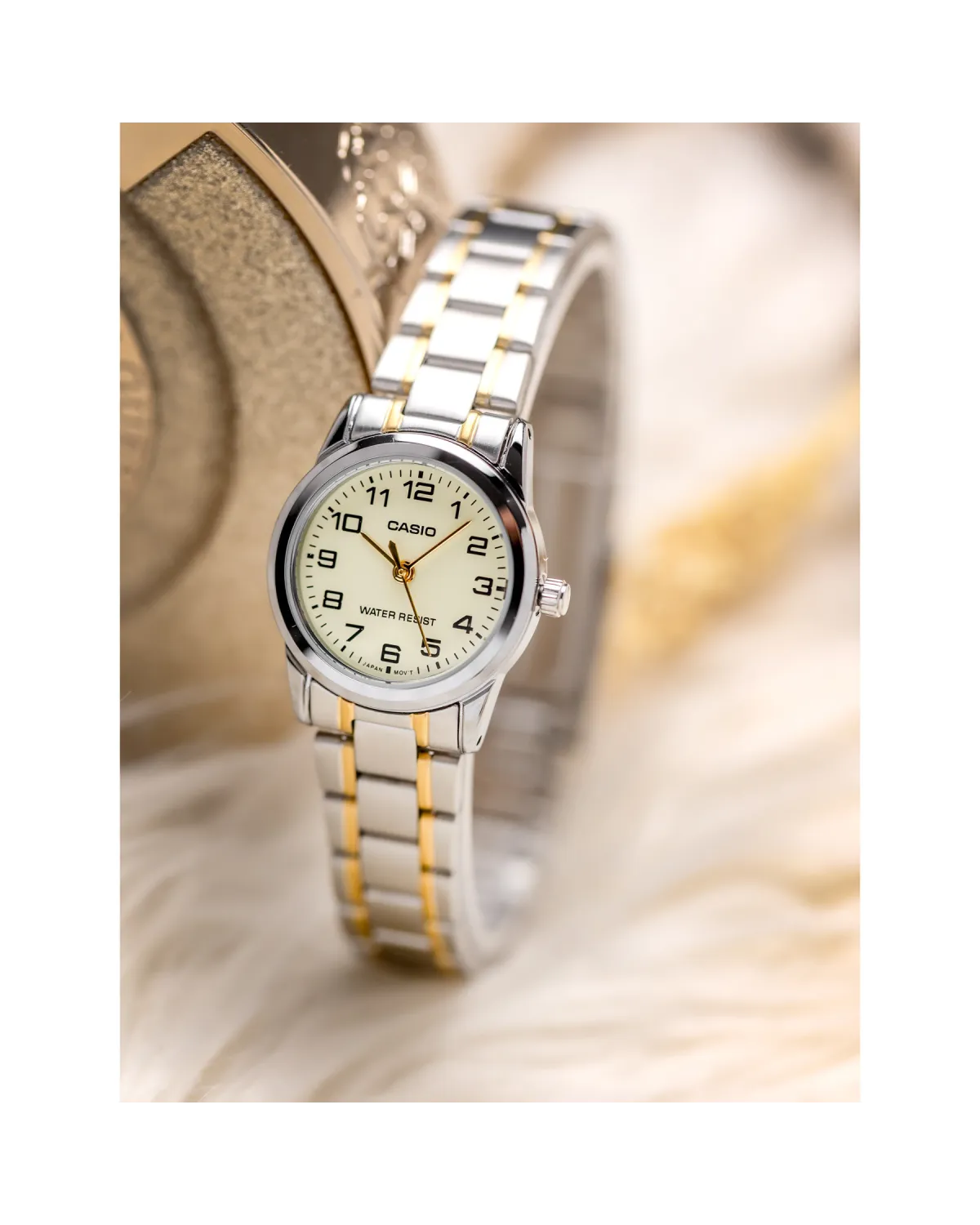 ZEGAREK DAMSKI CASIO LTP-V001SG-9B + BOX ZEGAREK DAMSKI CASIO LTP-V001SG-9B + BOX