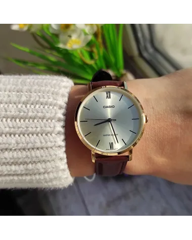 Zegarek Damski Casio LTP-VT01GL-9B + BOX