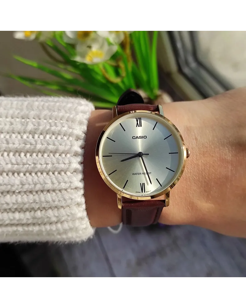 Zegarek Damski Casio LTP-VT01GL-9B + BOX