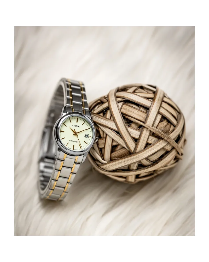 Zegarek Damski Casio LTP-V002SG-9A + BOX Zegarek Damski Casio LTP-V002SG-9A + BOX