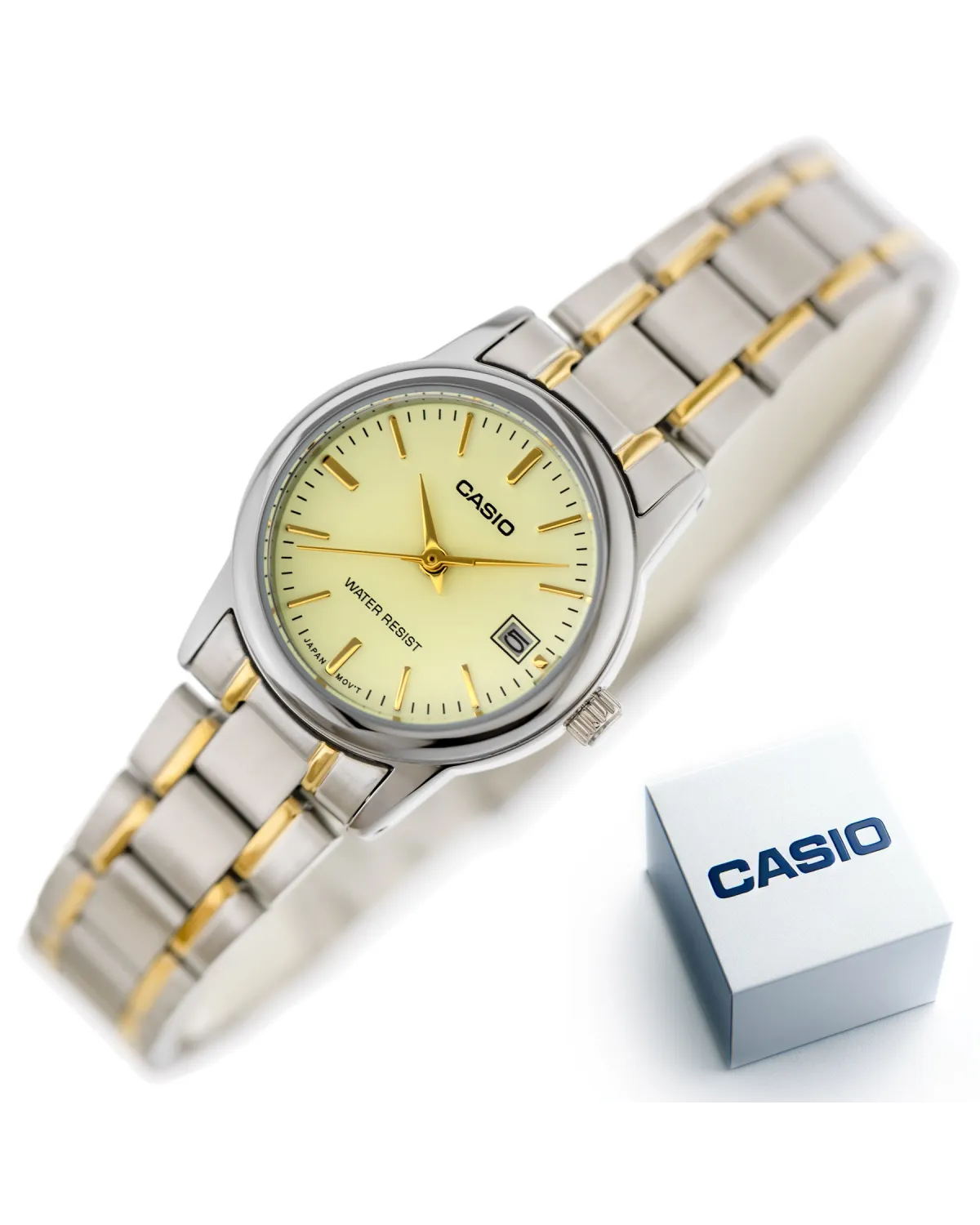 Zegarek Damski Casio LTP-V002SG-9A + BOX Zegarek Damski Casio LTP-V002SG-9A + BOX