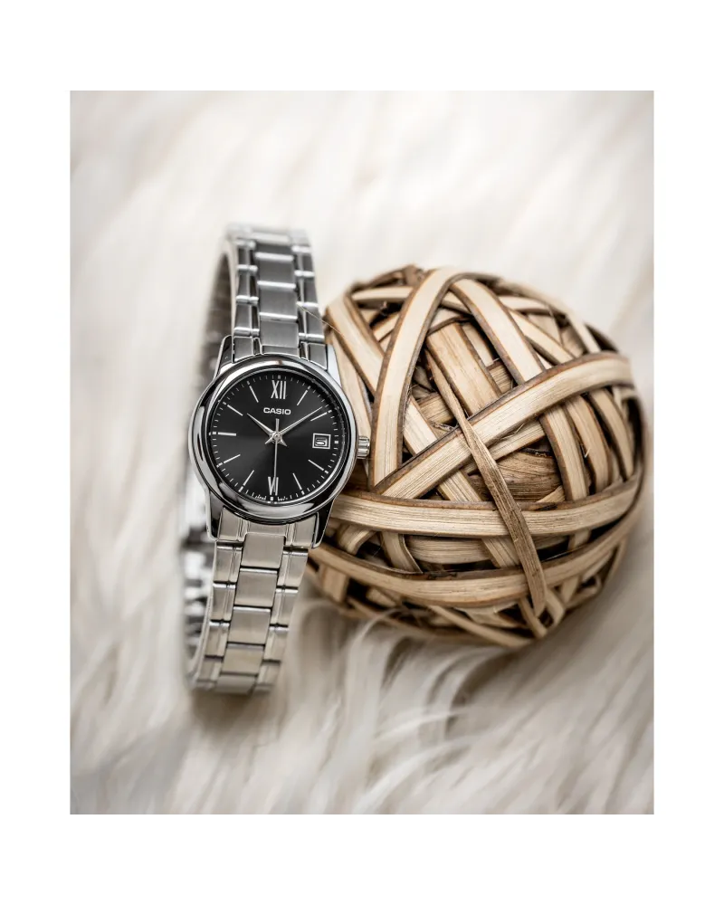 Zegarek Damski Casio LTP-V002D-1B3UDF + BOX Zegarek Damski Casio LTP-V002D-1B3UDF + BOX