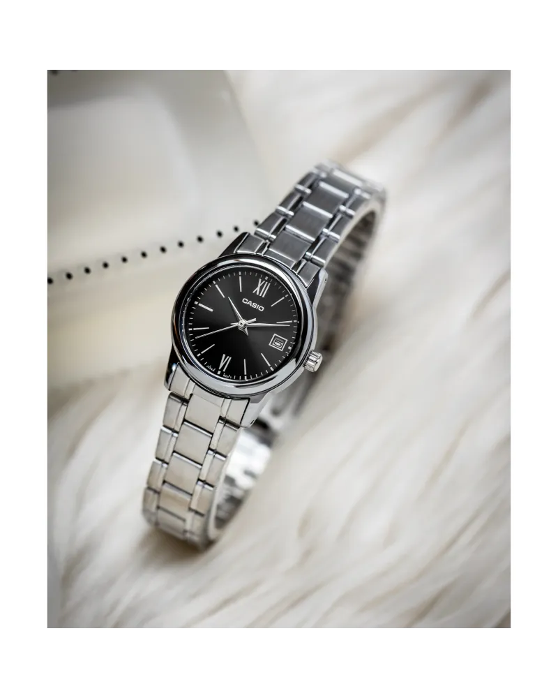Zegarek Damski Casio LTP-V002D-1B3UDF + BOX Zegarek Damski Casio LTP-V002D-1B3UDF + BOX