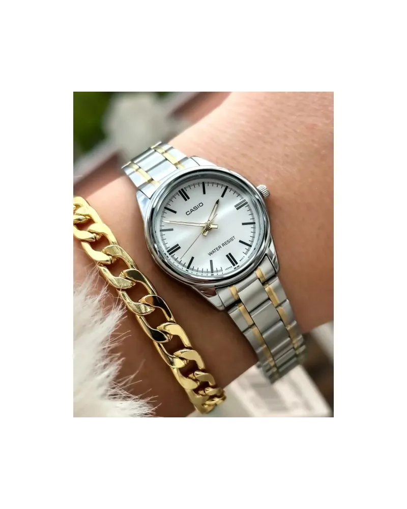 ZEGAREK DAMSKI CASIO LTP-V005SG-7A (zd586i) + BOX ZEGAREK DAMSKI CASIO LTP-V005SG-7A (zd586i) + BOX