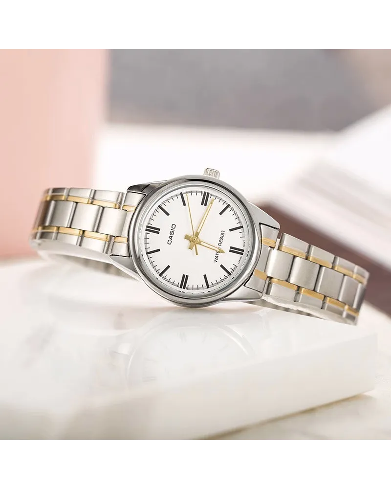 ZEGAREK DAMSKI CASIO LTP-V005SG-7A (zd586i) + BOX ZEGAREK DAMSKI CASIO LTP-V005SG-7A (zd586i) + BOX