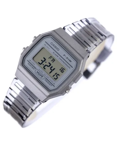 Zegarek Unisex Casio Retro Vintage F-91WS-8DF(zd648d)